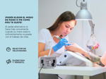 Kit Lámpara LED UV 48W LEDSUN + Torno para Uñas Eléctrico