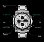 RELOJ ANALOGO DIGITAL SKMEI I 1389 - BLACK