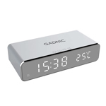 Reloj despertador con Cargador Wireless Gadnic Reloj Despertador iPhone Android