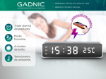 Reloj despertador con Cargador Wireless Gadnic Reloj Despertador iPhone Android