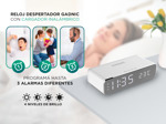 Reloj despertador con Cargador Wireless Gadnic Reloj Despertador iPhone Android