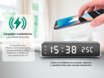 Reloj despertador con Cargador Wireless Gadnic Reloj Despertador iPhone Android