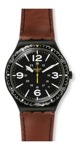 Reloj Swatch Special Unit YWB402C Hombre Acero Cuero Marron