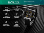 Reloj Deportivo Digital Gadnic Cuadrado Resistente Al Agua