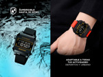 Reloj Deportivo Digital Gadnic Cuadrado Resistente Al Agua