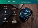 Reloj Deportivo Gadnic Digital Analógico Resistente Al Agua Azul