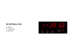 Reloj de Parede Grande Gadnic Led Digital