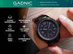 Reloj de Cuarzo Gadnic 1513BK Hombres Impermeable