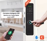 Cerradura Smart Triple Traba Clave + Tarjeta Llave + Huella WIFI