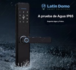 Cerradura Smart Triple Traba Clave + Tarjeta Llave + Huella WIFI