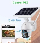 Cámara Ip Domo Exterior Hd 2mp 4g Lte Solar Incluye Baterías