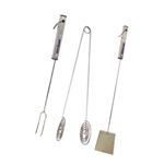 SET X3 UTENSILIOS PARRILLEROS PARA ASADO