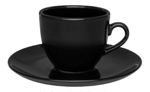 BLACK - JUEGO VAJILLA SET 42P OXFORD PORCELANA BLACK PLATO TAZA CAFÉ