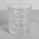 Set x6 Vasos Cesta 350 Ml de Vidrio 8.8x10 cm