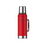 Termo Mate Stanley Classic 950 ml Con Asa y Tapón Cebador Rojo Lava