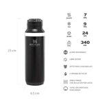 Vaso Térmico Travel Mug Switchback Stanley 16oz/473ml - Negro