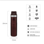 Vaso Térmico Stanley One Hand 591ml - Wine