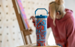 Botella Stanley Flip Straw Tumbler 887Ml - Pool Swirl
