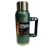 Termo Lusqtoff Acero Inoxidable 1.3 L con Manija Frio Calor