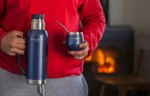 Termo Acero Inoxidable Explorer 1 Litro Manija Pico Apto Sta Azul
