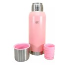 Termo Acero Inoxidable Explorer Pico Cebador 1 Litro 24 Hs Rosa