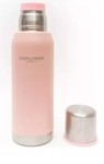 Termo Acero Inoxidable Explorer Pico Cebador 1 Litro 24 Hs Rosa