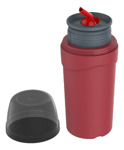 Termo Individual Rojo Con Pico Alpaca Yuma 300ml