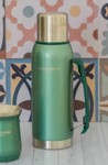 Termo Acero Inoxidable Explorer 1 Litro Manija Pico Apto Sta Verde