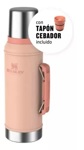 Termo Stanley Classic 950ml Rosa Con Manija Y Tapon Cebador