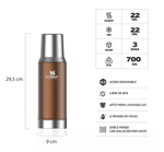 Termo Cebador 800ml Stanley Mate System Inox Sin Bpa Maple