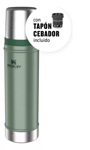 Termo Stanley Classic Verde 590 Ml Pico Cebador Acero Inox