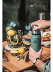 Termo Stanley Classic Verde 590 Ml Pico Cebador Acero Inox