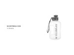 Botella de Agua Gigante Gadnic Deportiva