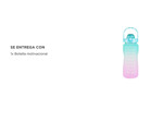 Botella Motivacional 2 Litros Gadnic Degrade Botellon Agua