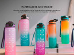 Botella Deportiva Motivacional Gadnic 1L con Pico Sorbete
