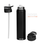 Botella Deportiva Waterdog ACUA750BK Acero Inox 750 ml Negra