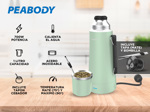 Termo Electrico Peabody E-termo 700w 1 Litro Pico Cebador Y Bombilla Rosa metalizado