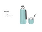 Termo Electrico Peabody E-termo 700w 1 Litro Pico Cebador Y Bombilla Rosa metalizado