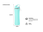 Botella Térmica Deportiva 750ml Gadnic Termo de Acero Inoxidable