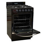 Cocina Whirlpool Negra Hierro 56 cm