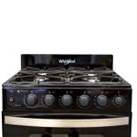 Cocina Whirlpool Negra Hierro 56 cm