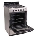 Cocina Florencia a gas con encendido eléctrico acero inoxidable - 5558