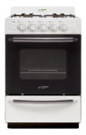 Cocina Eslabón De Lujo Efm56nb A Gas 4 Hornallas  Blanca Puerta Con Visor