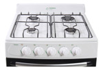 Cocina Eslabón De Lujo Efm56nb A Gas 4 Hornallas  Blanca Puerta Con Visor