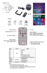 Minibola Disco Led Rgb Audiorritmica Giratoria Control Tbcin