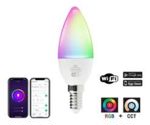 Lámpara Led Smart Rgb+cct Velita E14 5w Tbcin