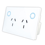 Tomacorriente Pared Touch Smart Wifi Doble Google Alexatbcin