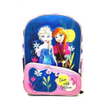 Mochila Espalda 16 Pulgadas Frozen Azul Nature Elsa Anna