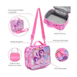 Lunchera Termica Unicornio Skora Con Elastico Para Mochila