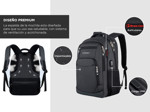 Mochila Impermeable Gadnic Portanotebook y Cierre Antirrobo